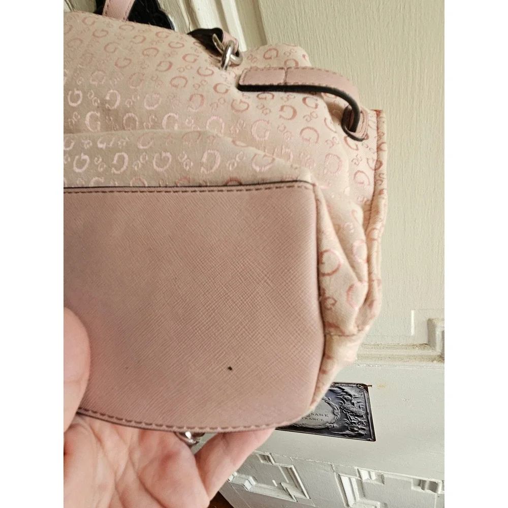 Guess pink monogram